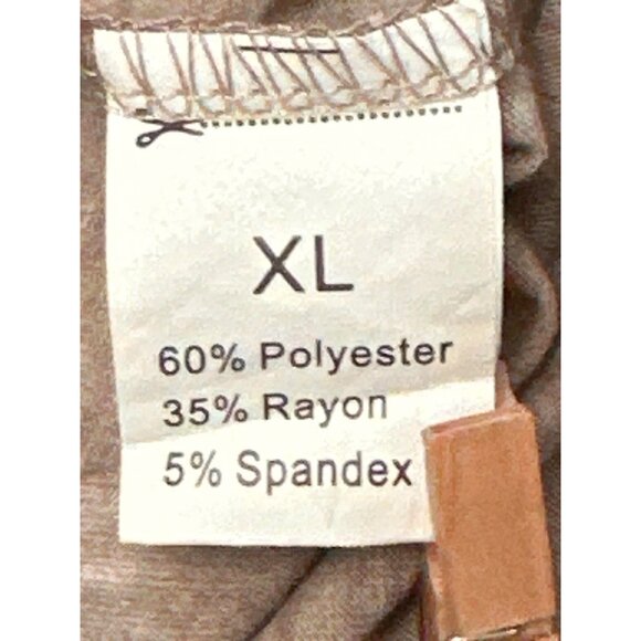 CCC Brown Sleeveless The Hell I Wont Graphic Tee Size XL - Picture 6 of 8